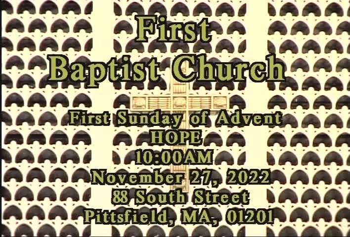 Thumbnail image for First Baptist Church of Pittsfield, November 27, 2022.