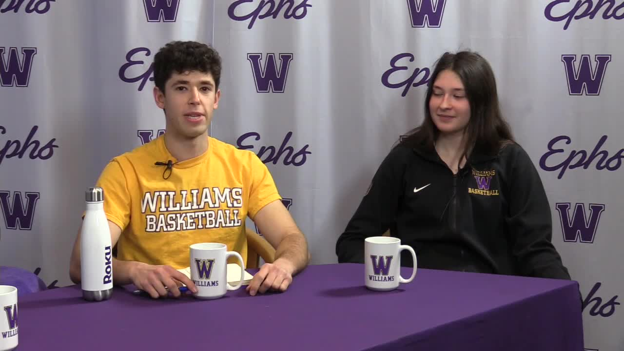 Thumbnail image for Williams College Basketball Show.  January 11, 2023.