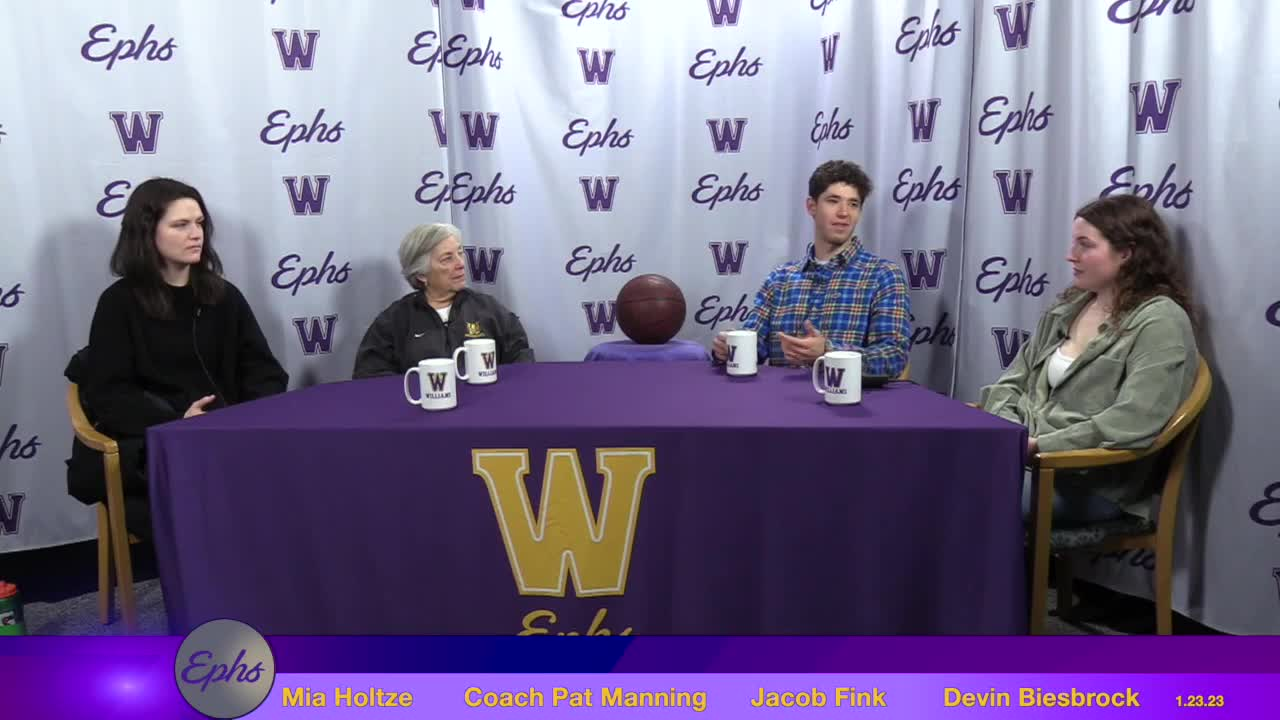 Williams College Basketball Show.  February 6, 2023.