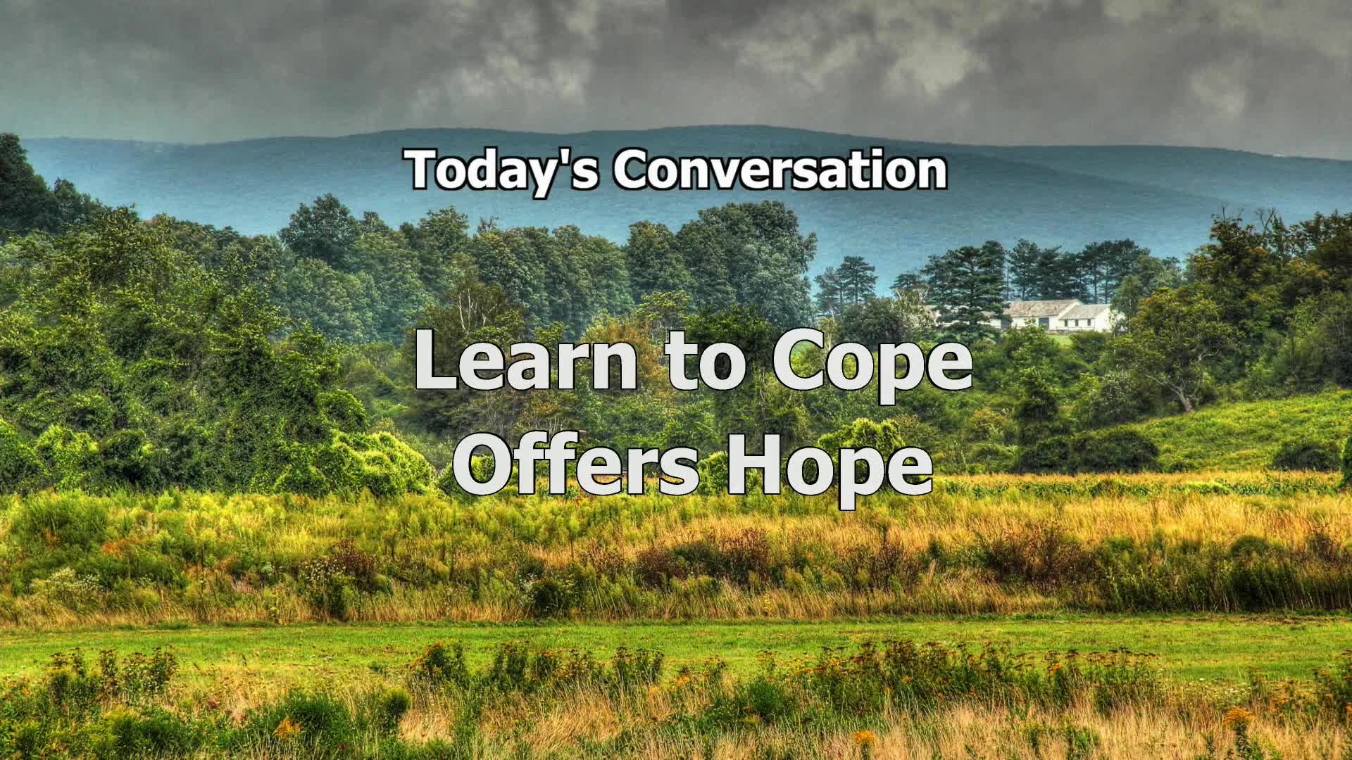 Thumbnail image for "'Berkshire Matters,' hosted by Bob Dean."  "'Learn to Cope' Offers Hope."