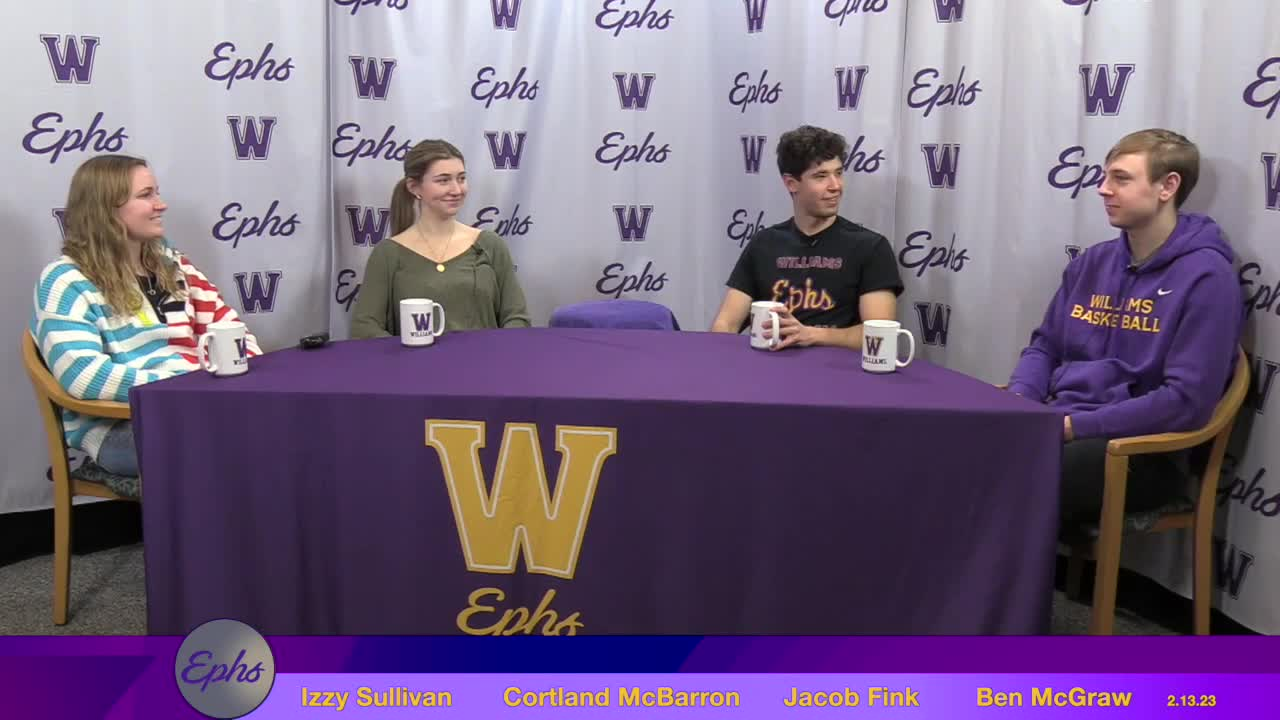 Thumbnail image for Williams College Basketball Show.  February 13, 2023.