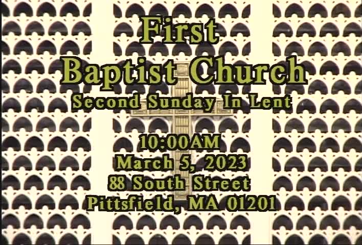 Thumbnail image for First Baptist Church of Pittsfield, March 5, 2023.