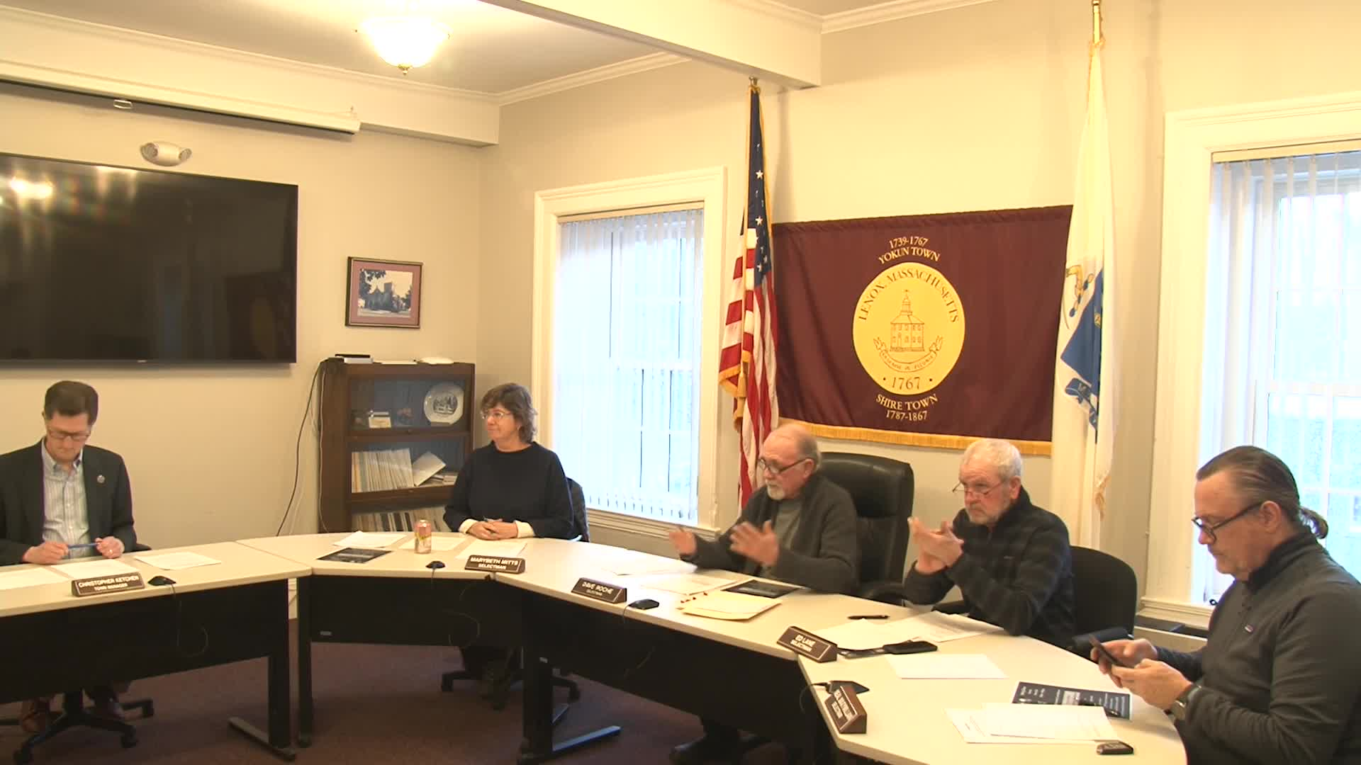 Thumbnail image for Town of Lenox Select Board Meeting, March 15, 2023.  LIVE, from Lenox Town Hall on CTSB Channel 1303, and streaming from ctsbtv.org/Channel 1303.