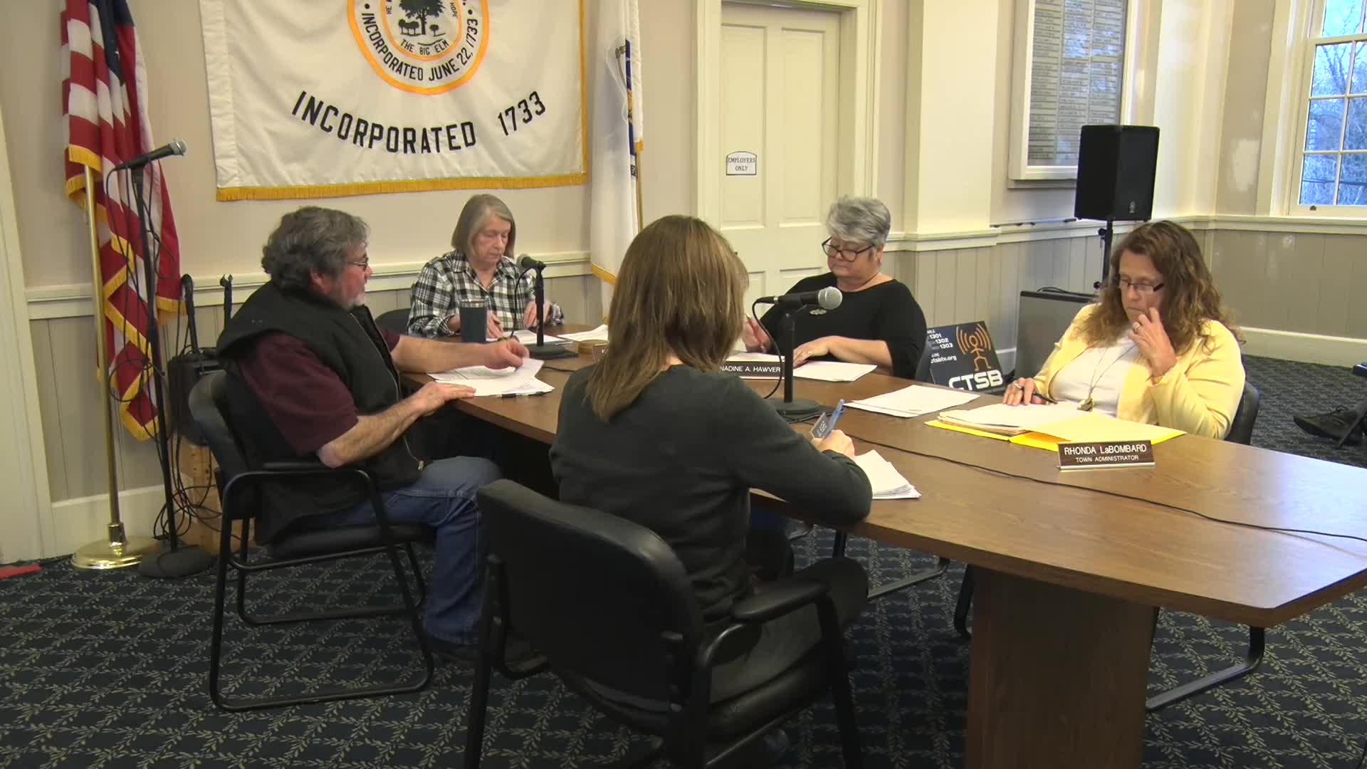 Thumbnail image for Town of Sheffield Select Board Meeting, April 3, 2023.  LIVE, from Sheffield Town Hall on CTSB Channel 1303, and streaming from ctsbtv.org/Channel 1303.