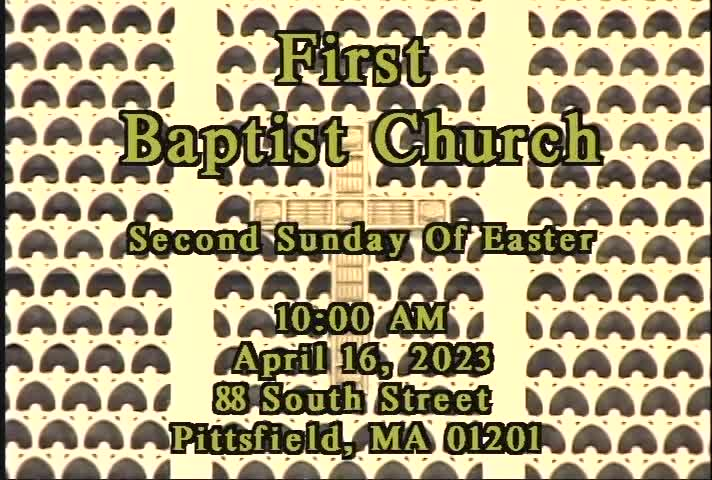 Thumbnail image for First Baptist Church of Pittsfield, April 16, 2023.