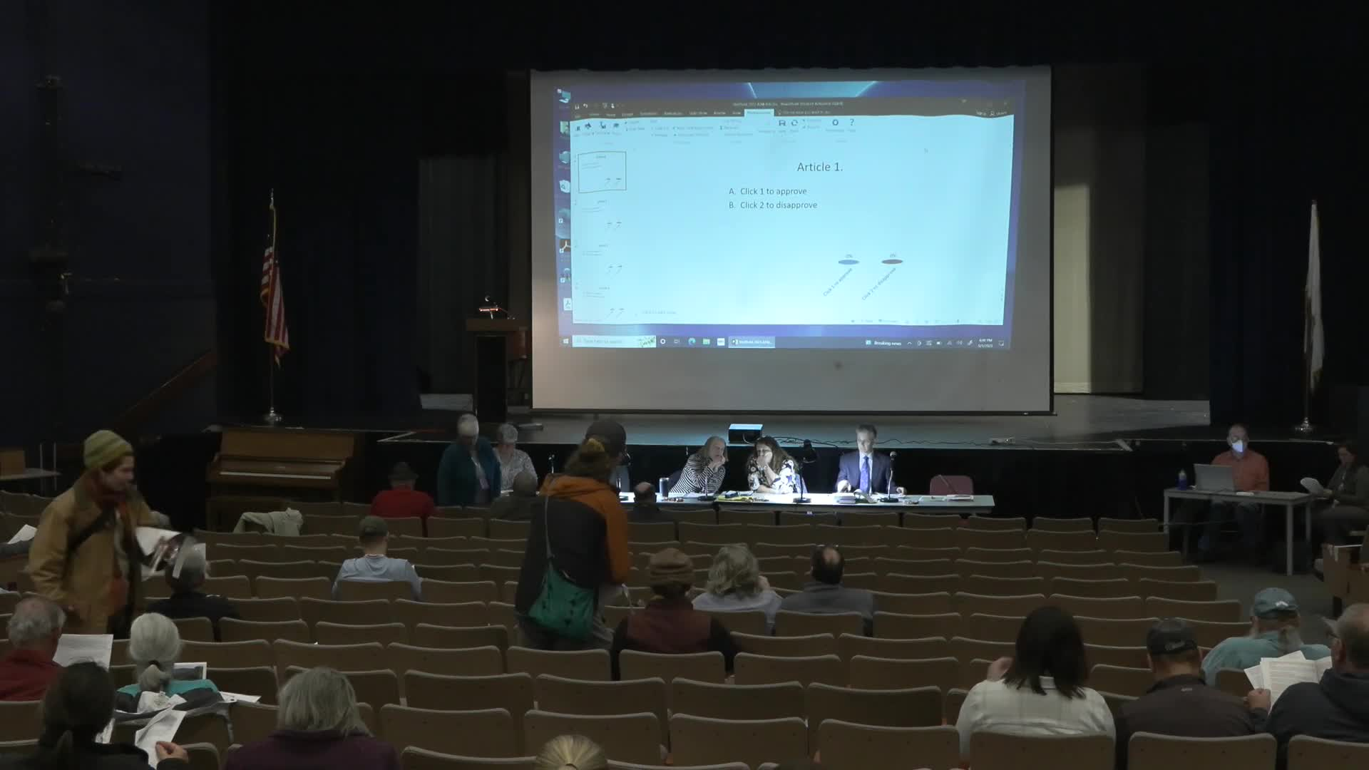 Thumbnail image for Town of Sheffield Annual Town Meeting, May 1, 2023.  LIVE, from The Thomas A. Consolati Performing Arts Center (TAC-PAC) (Auditorium), Mt. Everett Regional High School, CTSB Channel 1303, and streaming on CTSBTV.org Channel 1303.