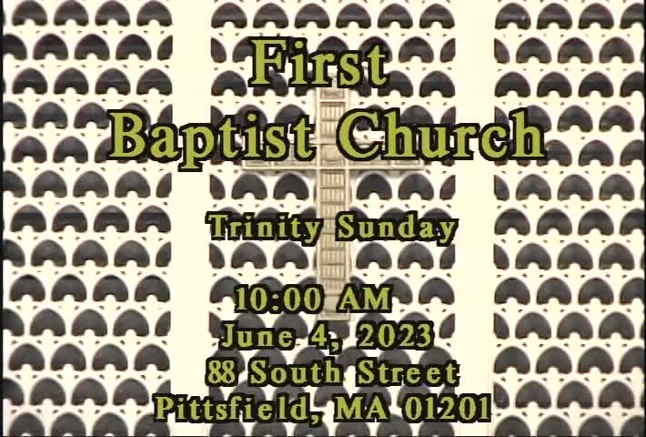 Thumbnail image for First Baptist Church of Pittsfield, June 4, 2023.