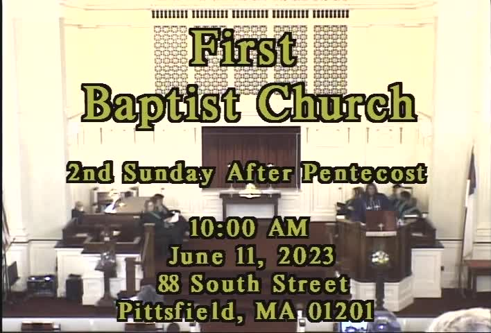 Thumbnail image for First Baptist Church of Pittsfield, June 11, 2023.