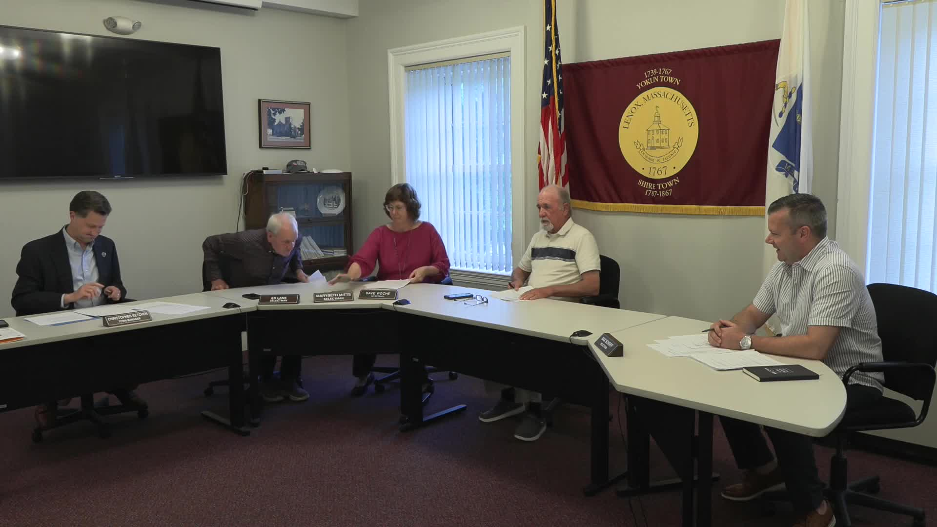 Thumbnail image for Town of Lenox Select Board Meeting, June 21, 2023.  LIVE, from Lenox Town Hall on CTSB Channel 1303, and streaming from ctsbtv.org/Channel 1303.