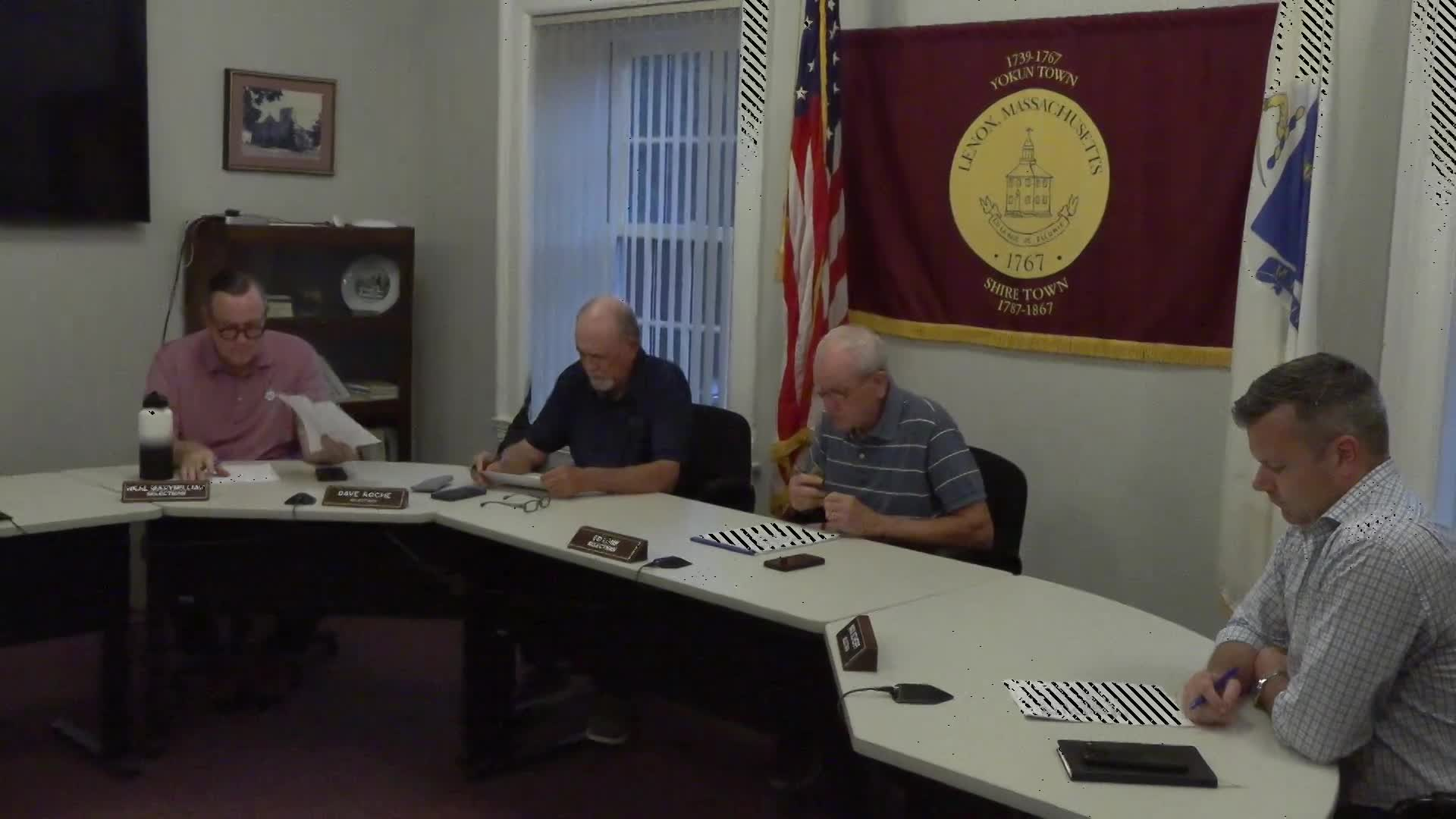 Thumbnail image for Town of Lenox Select Board Meeting, July 12, 2023.  LIVE, from Lenox Town Hall on CTSB Channel 1303, and streaming from ctsbtv.org/Channel 1303.