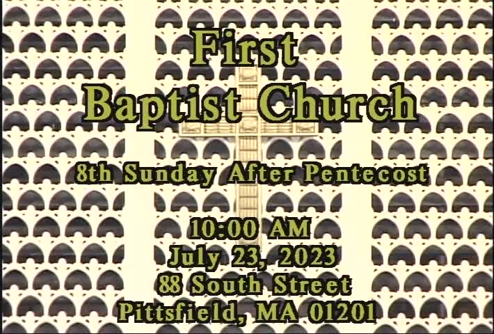 Thumbnail image for First Baptist Church of Pittsfield, July 23, 2023.