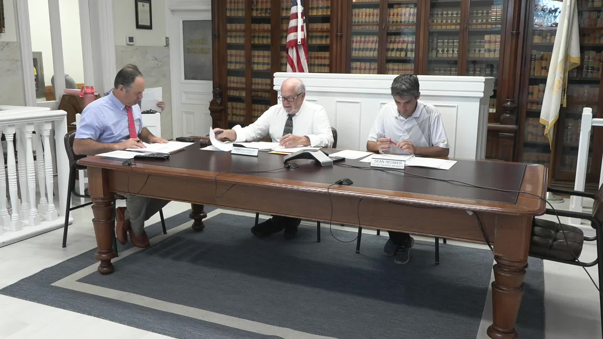 Thumbnail image for Town of Lee Select Board Meeting, August 1, 2023.  LIVE, from Lee Town Hall on CTSB Channel 1303, and streaming from ctsbtv.org/Channel 1303.