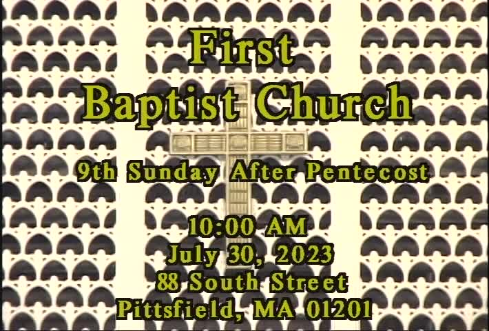 Thumbnail image for First Baptist Church of Pittsfield, July 30, 2023.