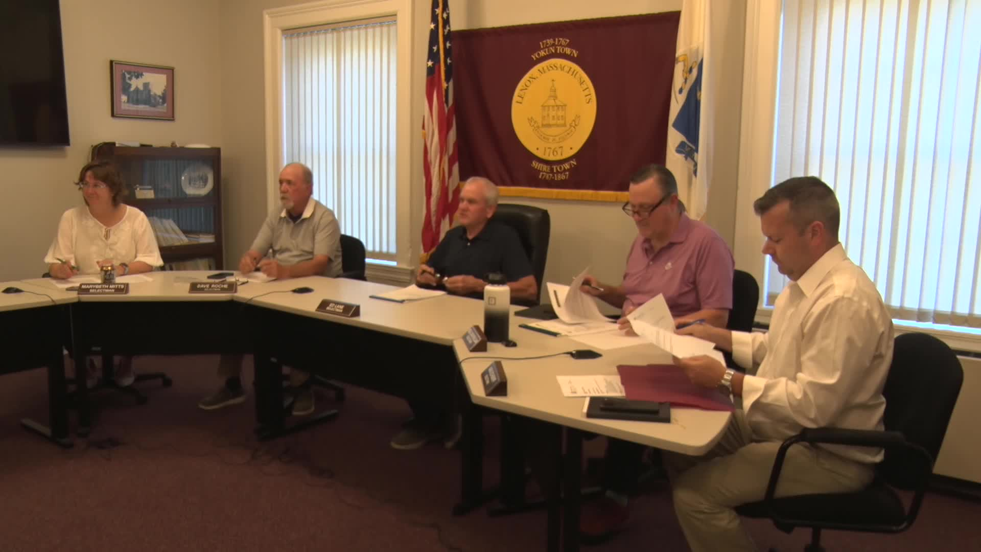 Thumbnail image for Town of Lenox Select Board Meeting, August 9, 2023.  LIVE, from Lenox Town Hall on CTSB Channel 1303, and streaming from ctsbtv.org/Channel 1303.