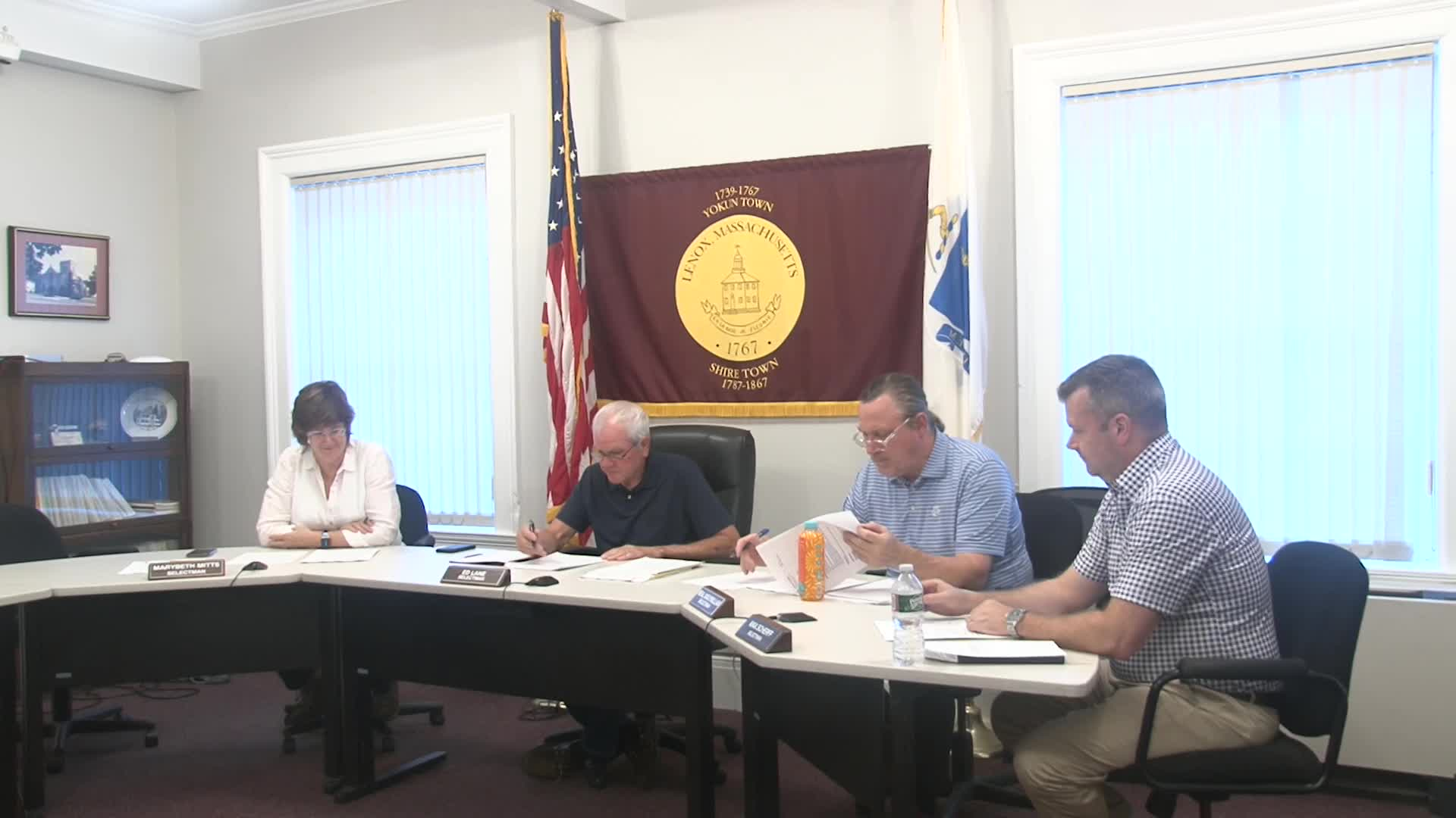 Thumbnail image for Town of Lenox Select Board Meeting, August 30, 2023.  LIVE, from Lenox Town Hall on CTSB Channel 1303, and streaming from ctsbtv.org/Channel 1303.