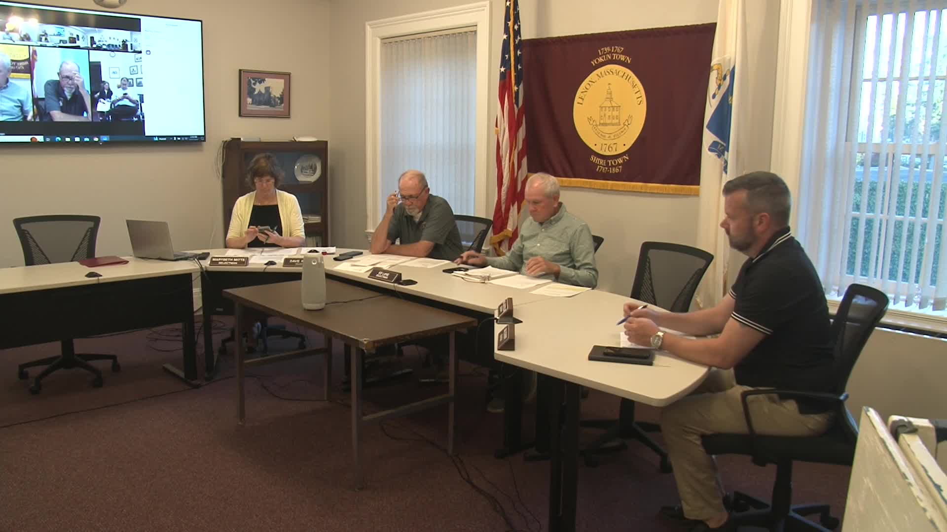 Thumbnail image for Town of Lenox Select Board Meeting, October 4, 2023.  LIVE, from Lenox Town Hall on CTSB Channel 1303, and streaming from ctsbtv.org/Channel 1303.