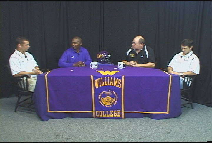 Thumbnail image for Williams College Football Show.  '2012 Season, Episode 1, Colby Game.'