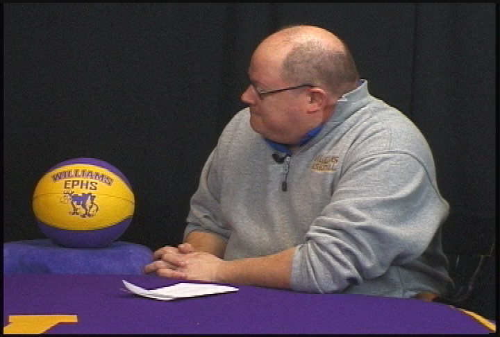 Thumbnail image for Williams College Basketball Show.  February 27, 2013.