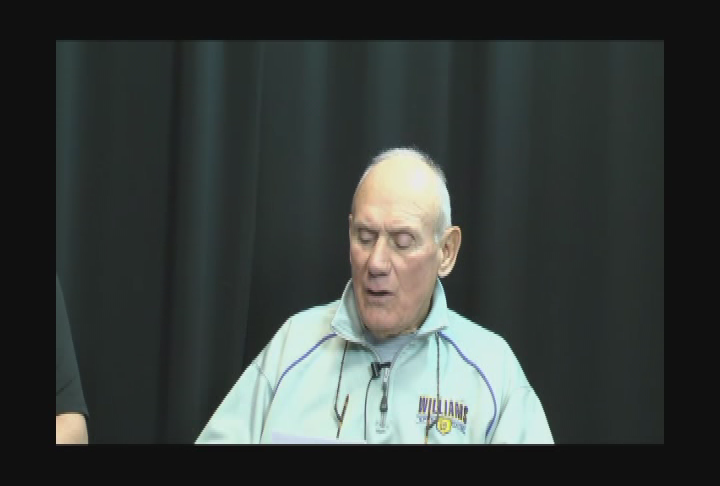 Thumbnail image for Williams College Football Show.  October 28, 2015.