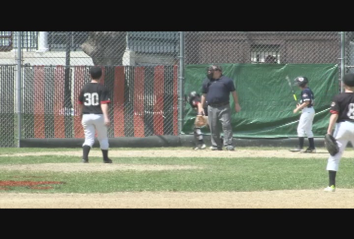 Sports Weekly.  Cal Ripken Little League Baseball Opening Day, Doug Trombley vs. Lee Hardware, April 29, 2013.