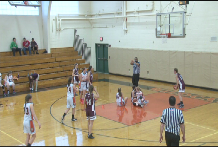 Thumbnail image for Sports Weekly.  Girls' Junior Varsity High School Basketball, Lee vs. Monument Mountain Regional, February 12, 2014.