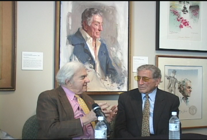 Thumbnail image for Norman Rockwell Museum.  'Everett Raymond Kinstler: Pulps To Portraits' Press Conference, March 10, 2012.