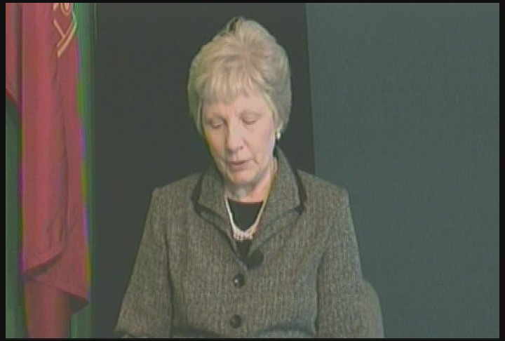 Thumbnail image for 'Two Men Meet in a Staircase, September 11, 2001.'  Produced by Dalton Community Television.