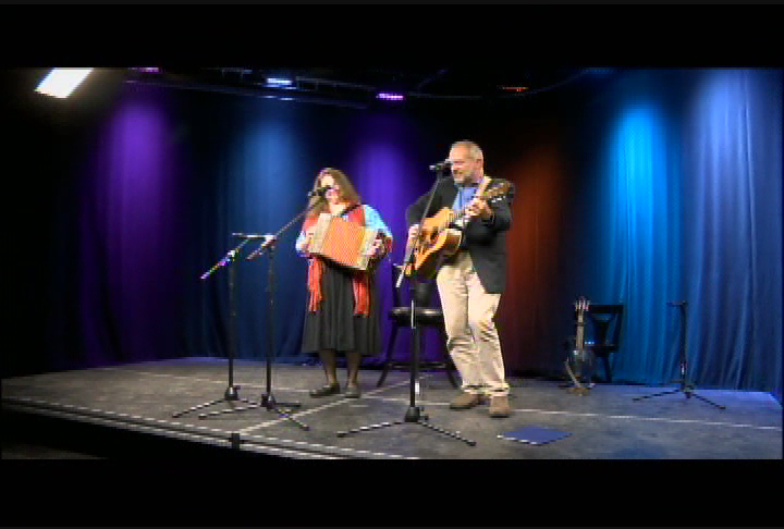 Goober County Jamboree.  "'Sheehan and Hicks,' a folk duo performs."