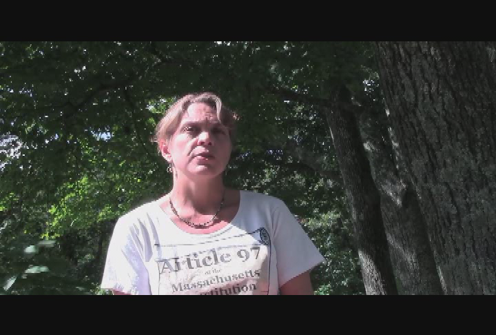 "Stop the Pipeline:  Massachusetts Homeowners Speak Out."  "Leigh Youngblood, Mount Grace Land Conservation Trust, Athol."
