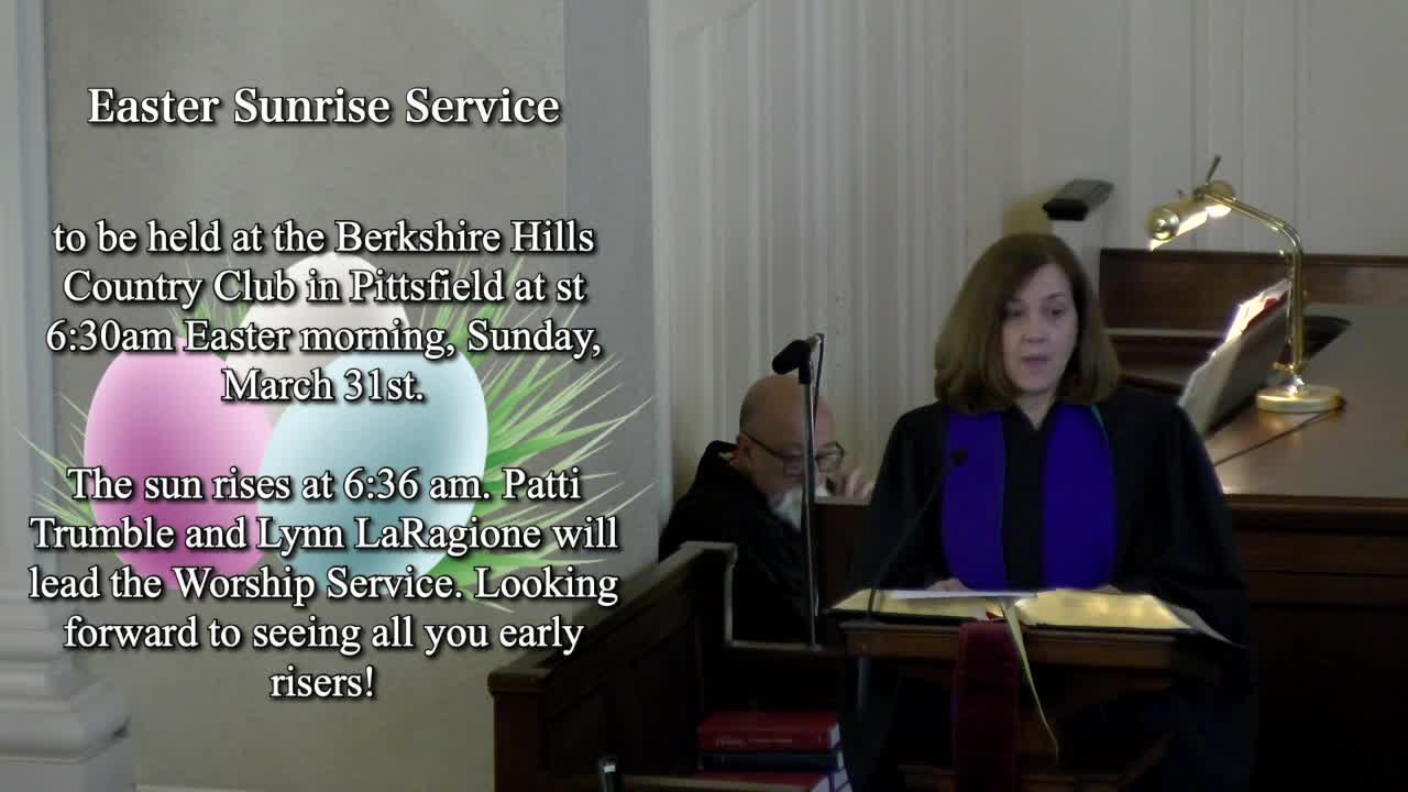 Thumbnail image for First Baptist Church of Pittsfield, March 24, 2024.