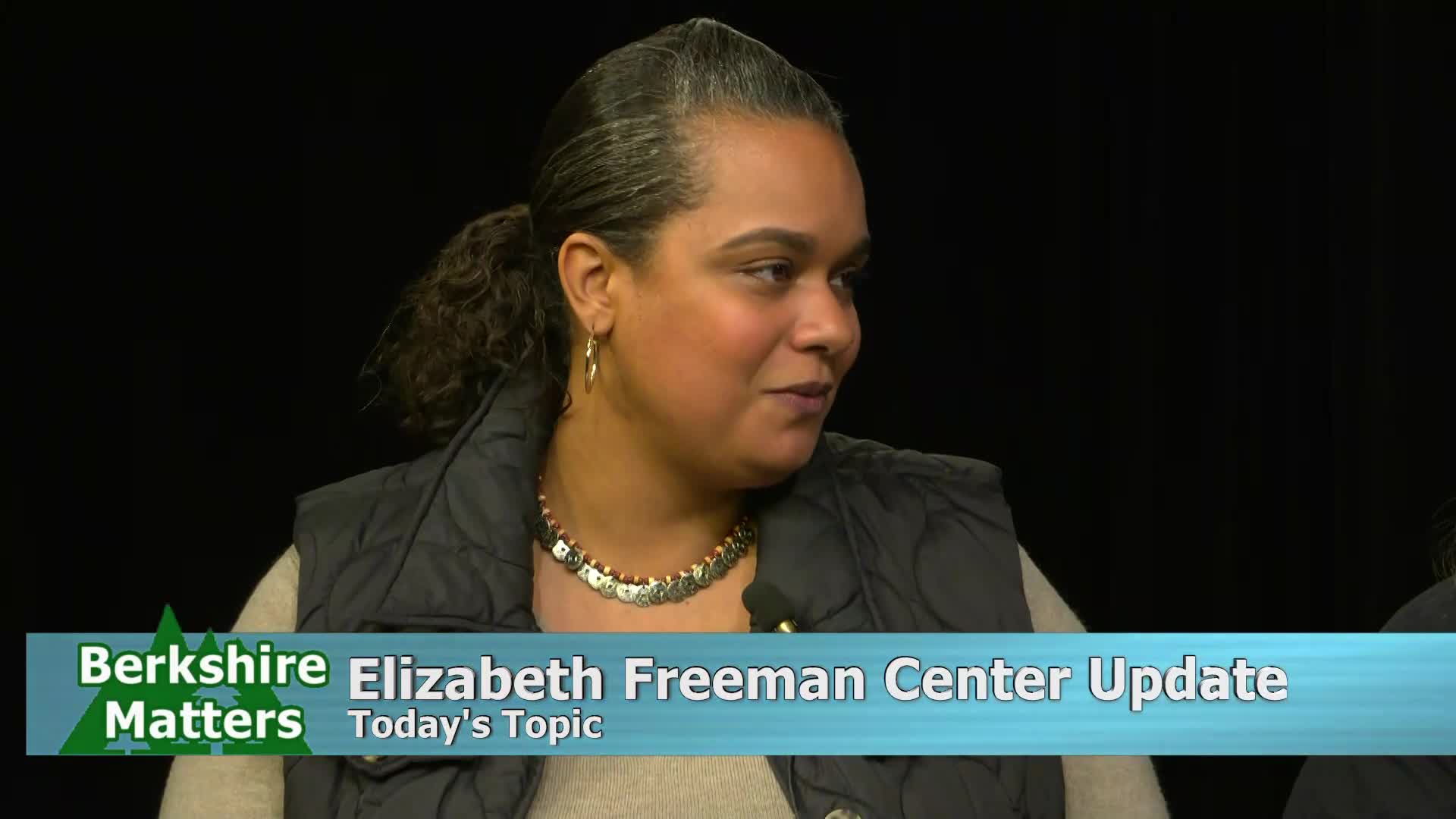 Thumbnail image for "'Berkshire Matters,' hosted by Bob Dean."  "Elizabeth Freeman Center Update."