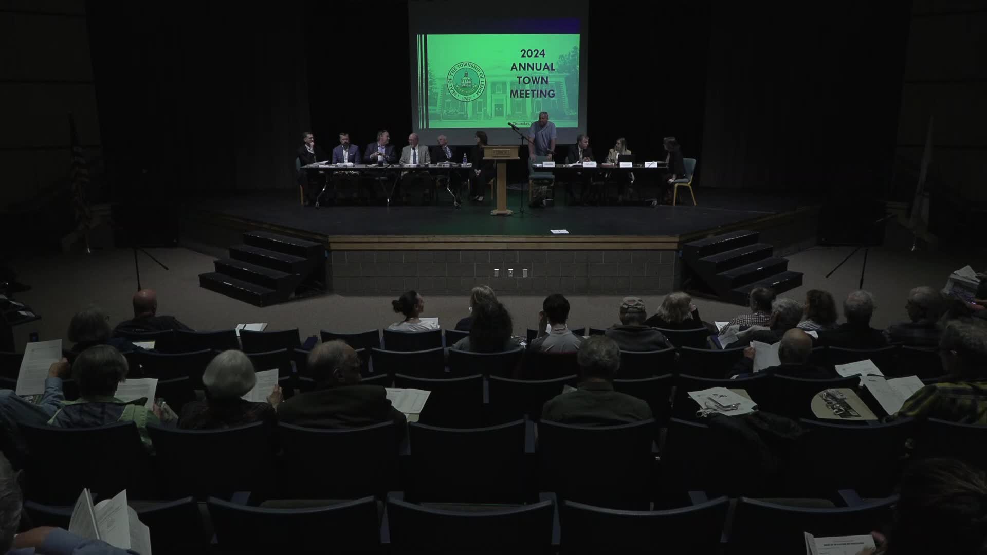 Thumbnail image for Town of Lenox Annual Town Meeting, May 2, 2024.  LIVE, from the Duffin Theater at Lenox Memorial Middle & High School, on cable Channel 1303, and live stream on CTSBTV.org, Channel 1303.