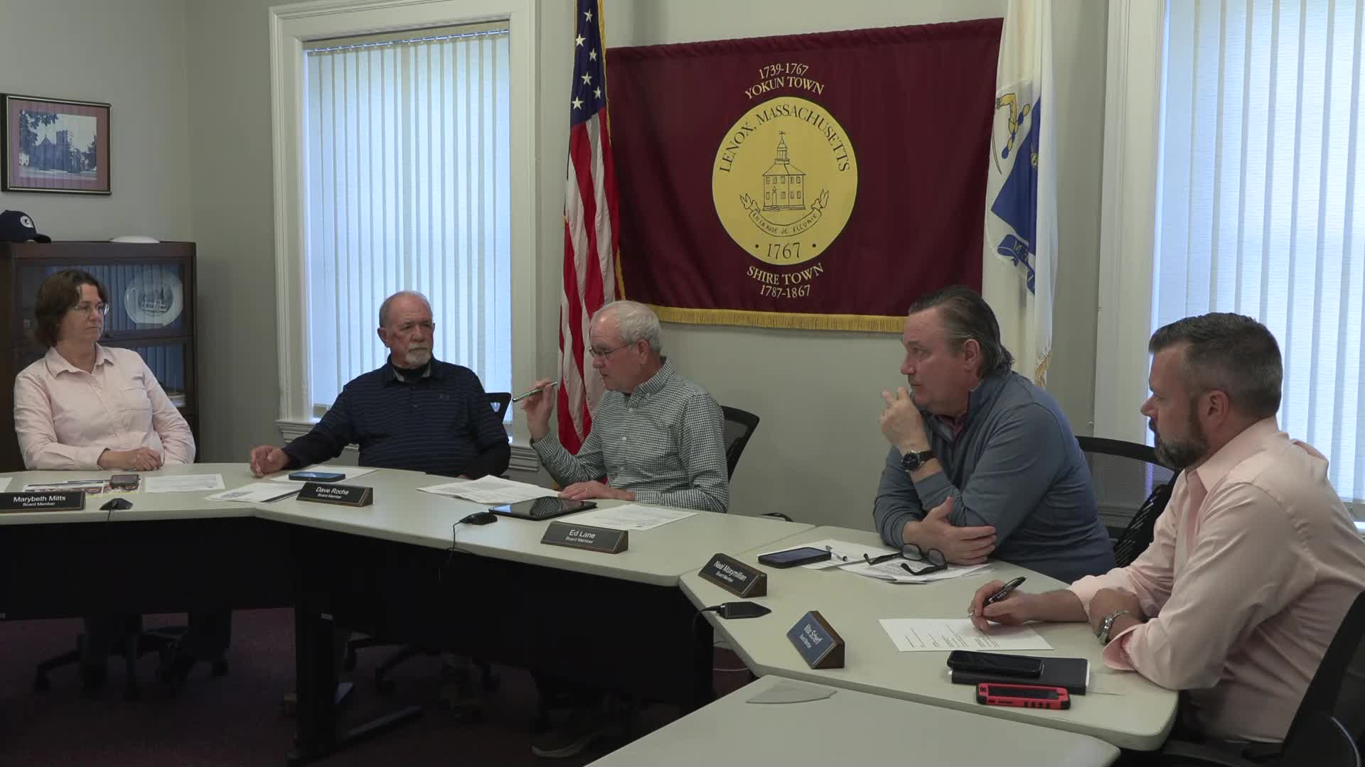 Thumbnail image for Town of Lenox Select Board Meeting, May 8, 2024.  LIVE, from Lenox Town Hall on CTSB Channel 1303, and streaming from ctsbtv.org/Channel 1303.