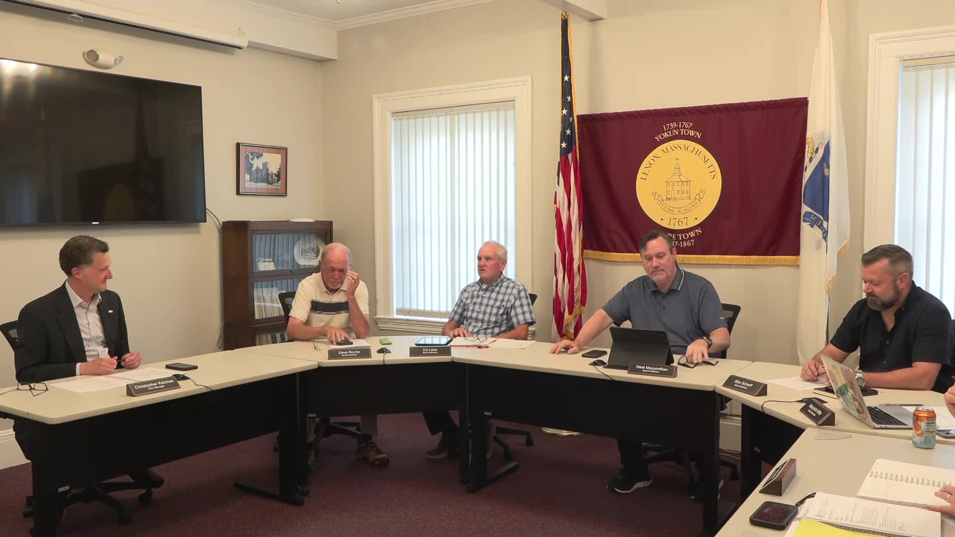 Thumbnail image for Town of Lenox Select Board Meeting, June 26, 2024.  LIVE, from Lenox Town Hall on CTSB Channel 1303, and streaming from ctsbtv.org/Channel 1303.