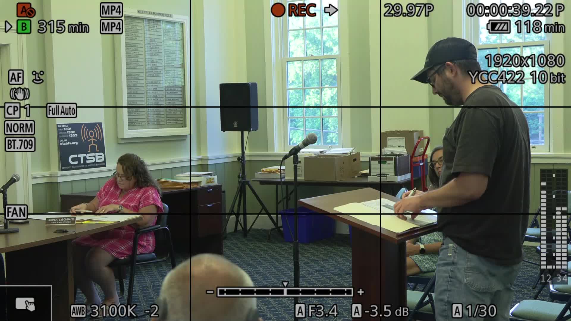 Thumbnail image for Town of Sheffield Select Board Meeting, July 15, 2024.  LIVE, from Sheffield Town Hall on CTSB Channel 1303, and streaming from ctsbtv.org/Channel 1303.