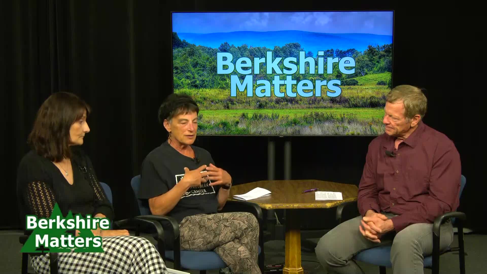 Thumbnail image for "'Berkshire Matters,' hosted by Bob Dean."  "Elizabeth Freeman Center Update."