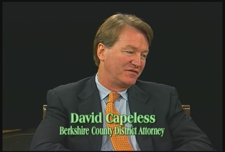 Thumbnail image for 'Straight Talk' with Lillian Marcantel.  Guest, District Attorney David Capeless.