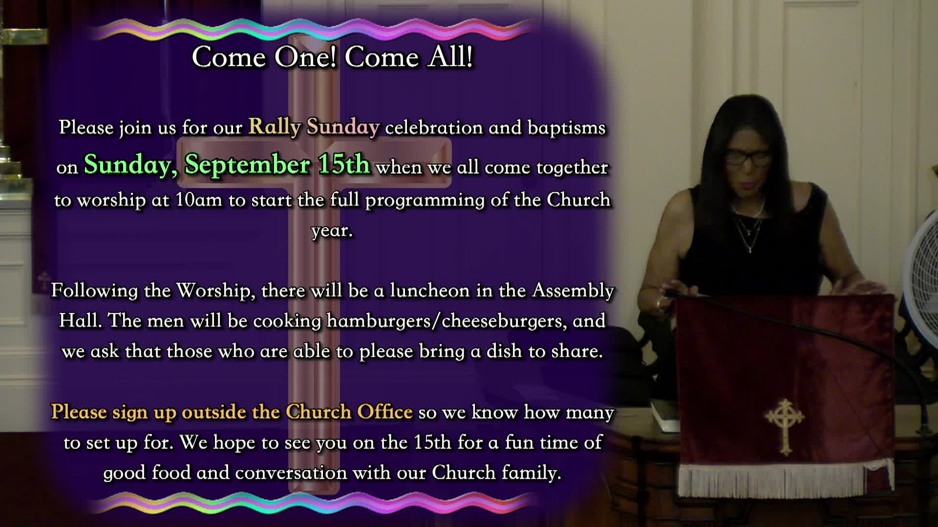 Thumbnail image for First Baptist Church of Pittsfield, September 1, 2024.
