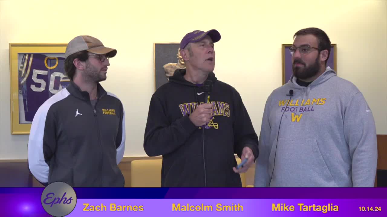Thumbnail image for Williams College Football Show.  October 14, 2024