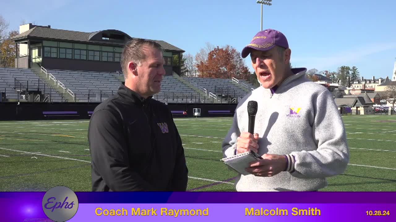 Thumbnail image for Williams College Football Show.  October 28, 2024