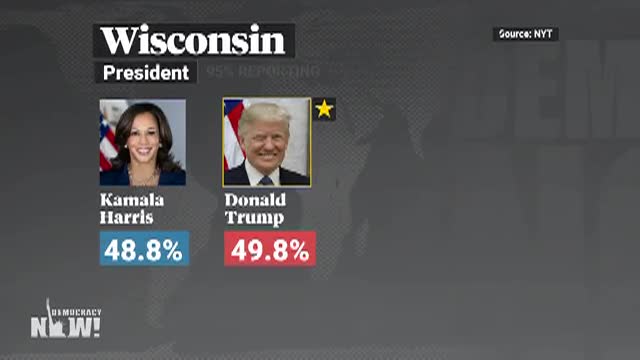 Thumbnail image for Democracy Now! SPECIAL ELECTION COVERAGE, November 6, 2024.
