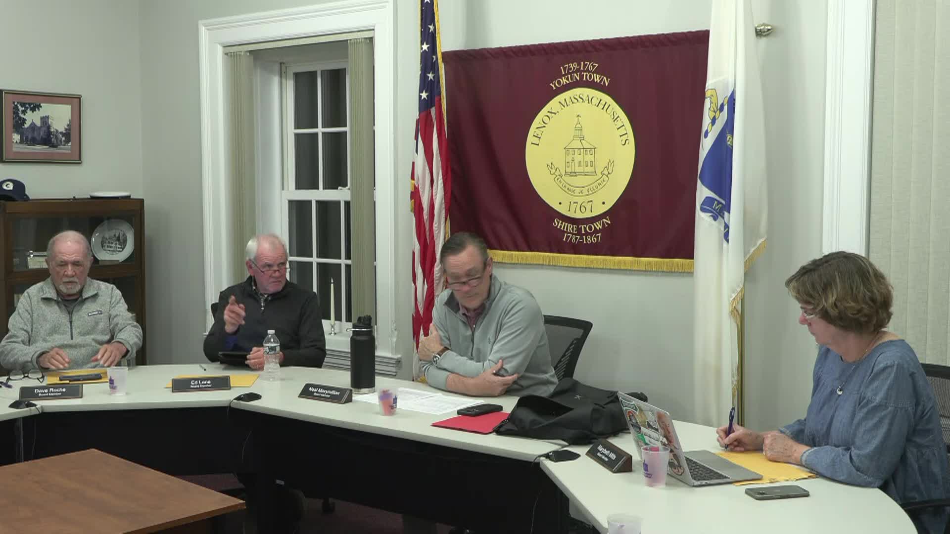 Thumbnail image for Town of Lenox Select Board Meeting, November 6, 2024.  LIVE, from Lenox Town Hall on CTSB Channel 1303, and streaming from ctsbtv.org/Channel 1303.