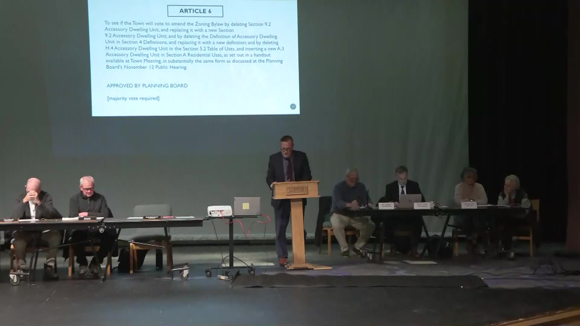 Thumbnail image for Town of Lenox Special Town Meeting, December 5, 2024.  LIVE, from Duffin Theater, on cable Channel 1303, and live stream on CTSBTV.org, Channel 1303.