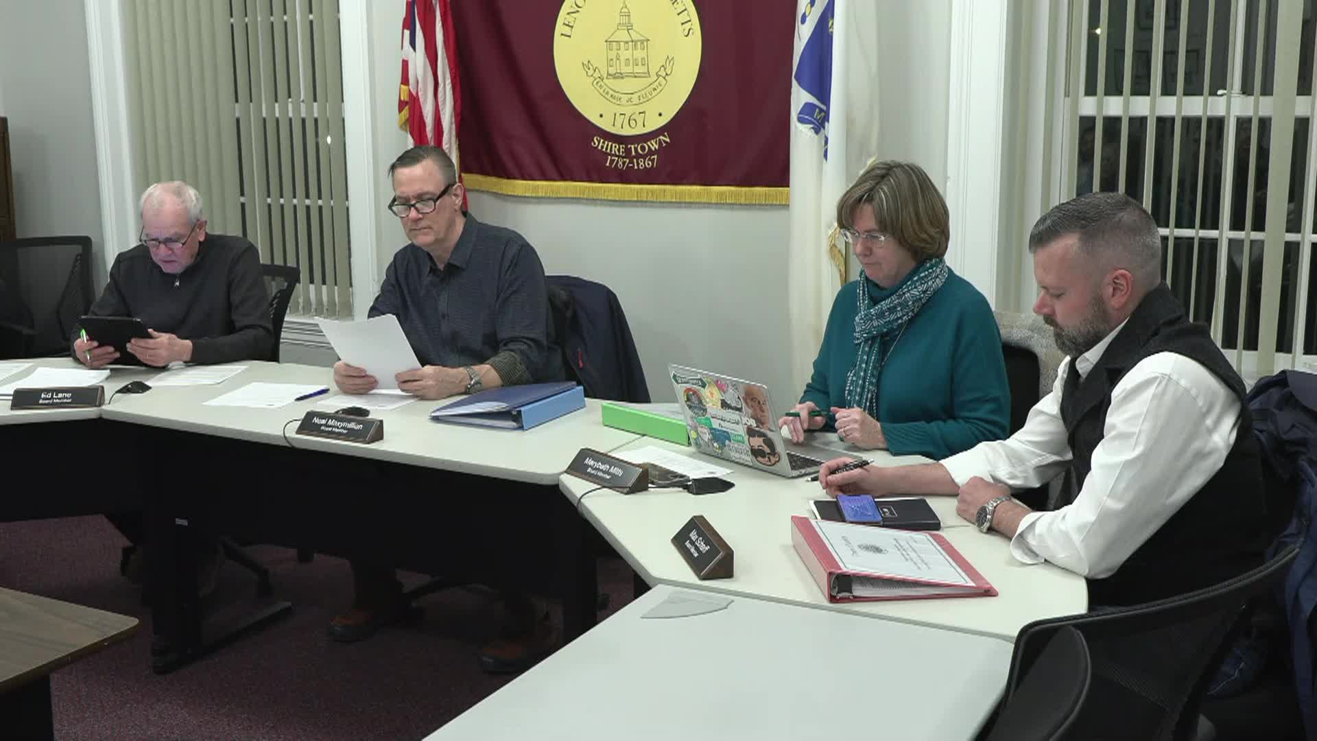 Thumbnail image for Town of Lenox Select Board Meeting, February 12, 2025.  LIVE, from Lenox Town Hall on CTSB Channel 1303, and streaming from ctsbtv.org/Channel 1303.