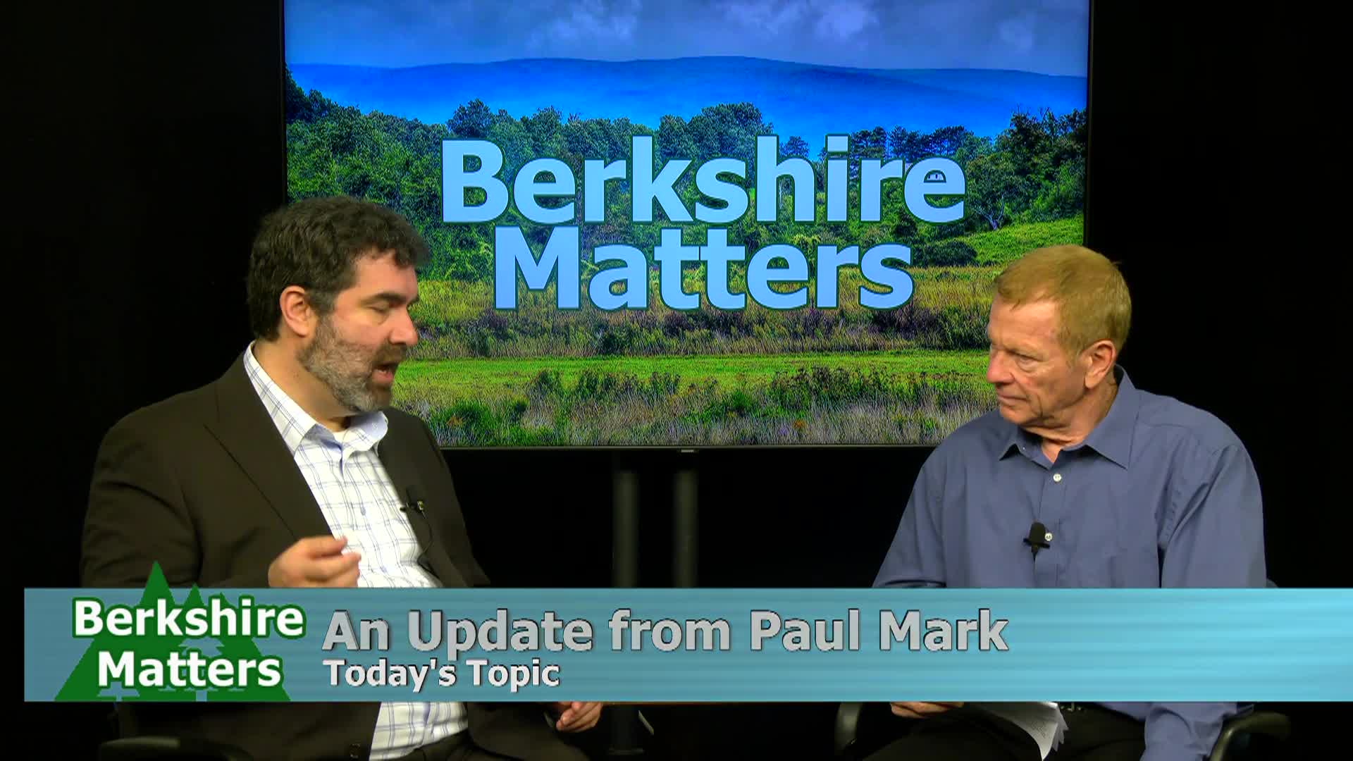 Thumbnail image for "'Berkshire Matters,' hosted by Bob Dean."  "Legislative Update with State Senator Paul Mark."