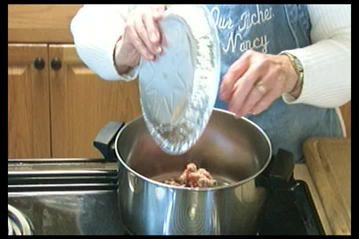 Thumbnail image for Our Kitchen.  Program #111.  'Olive Garden Copycat Zuppa Toscana; Easy Cream Cheese Danish; Chocolate Peanut Butter Cup Cookies.'