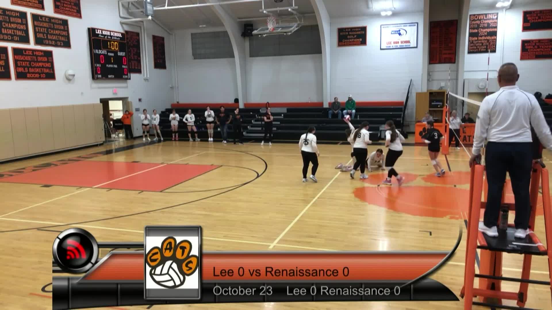 Sports Weekly: Girls' Varsity Volleyball Western Mass Semi-Finals, Renaissance at Lee, October 23, 2025