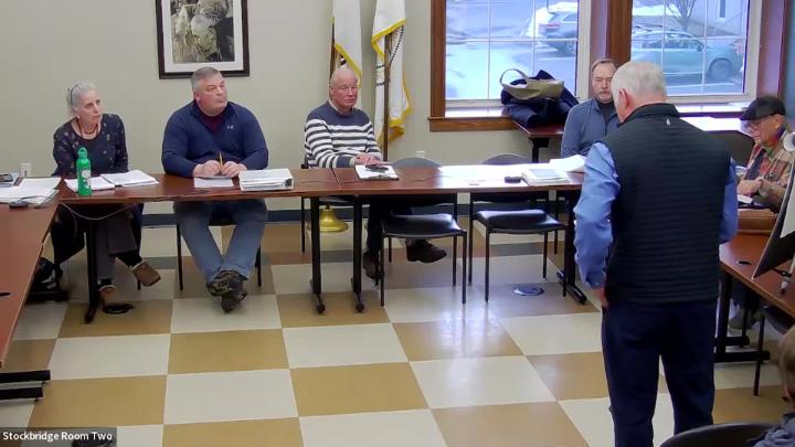 Thumbnail image for Stockbridge Planning Board Meeting, March 10, 2026