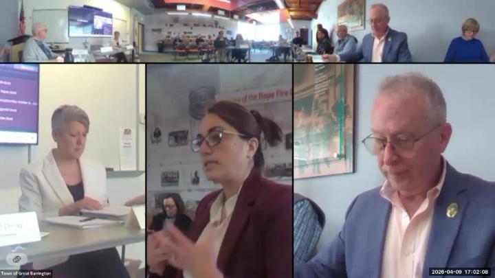 Thumbnail image for Great Barrington Selectboard and Finance Committee Joint Meeting, April 9, 2026