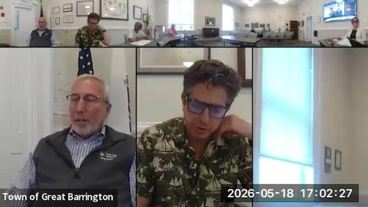 Thumbnail image for Great Barrington Selectboard Meeting, May 18, 2026